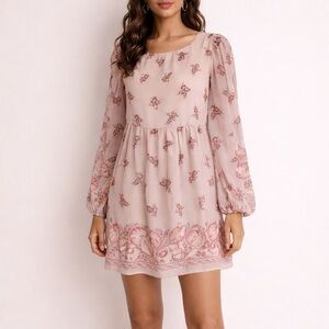 One September fr Anthropologie Tunic Mini Dress Size Small